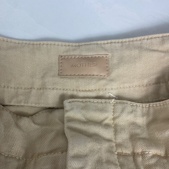 MOTHER Women's Flare & Wide Leg Jeans in Tan - Picture 8 of 14